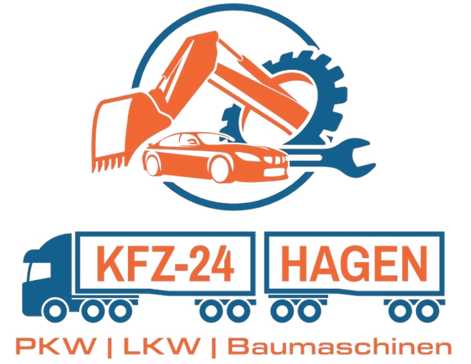 KFZ-24 HAGEN - PKW|LKW | Baumaschinen - Logo